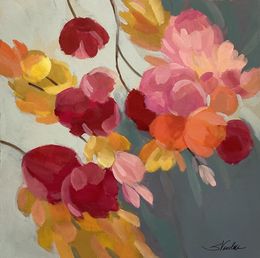 Gemälde, Magenta Bloom II, Silvia Vassileva