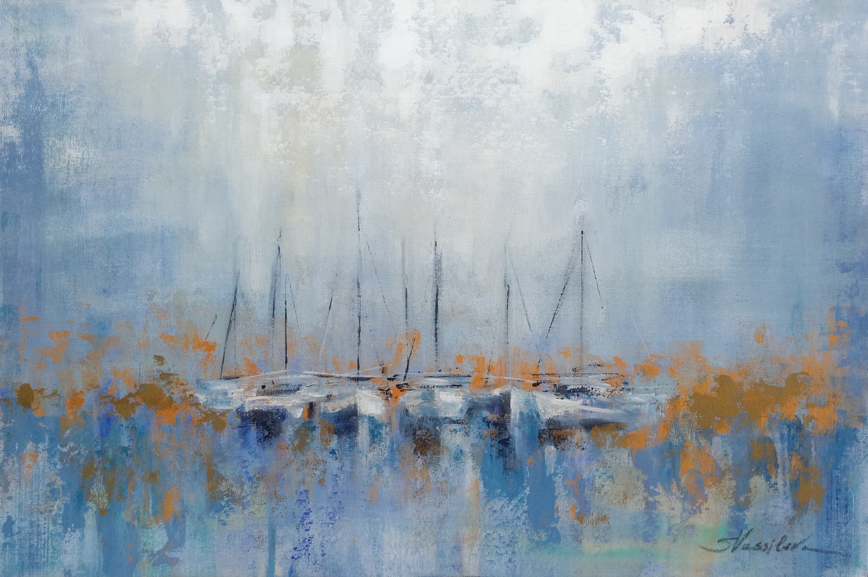 Silvia Vassileva, Boats at Dusk Silvia Vassileva, Boats at Dusk