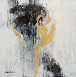 Painting, Golden Rain II, Silvia Vassileva