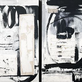Gemälde, Frames lll, Mixed Media on Canvas, Sofia Barroso