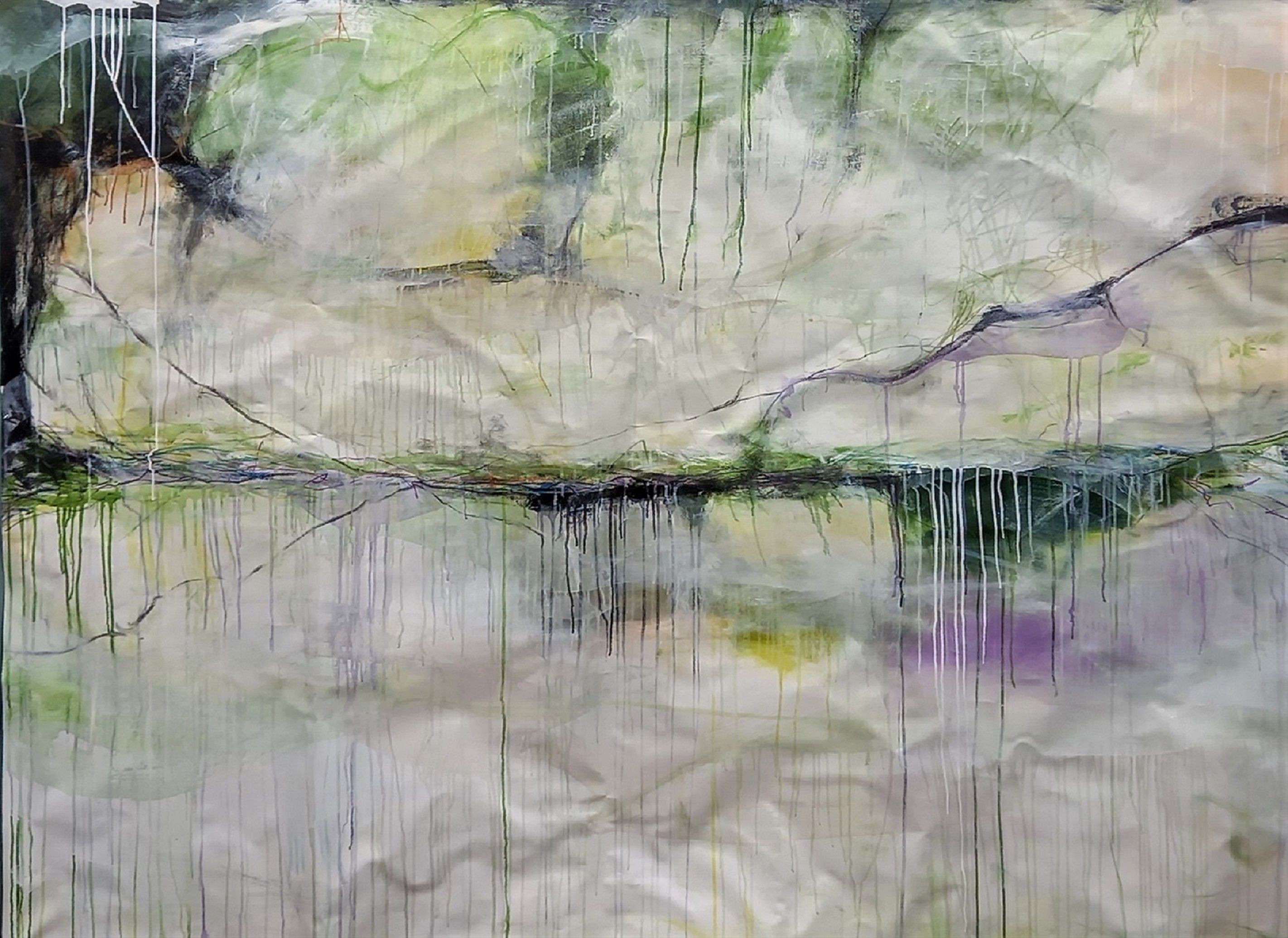 Susan Wooler, Blowing In The Wind Huge Abstract Susan Wooler, Blowing In The Wind Huge Abstract