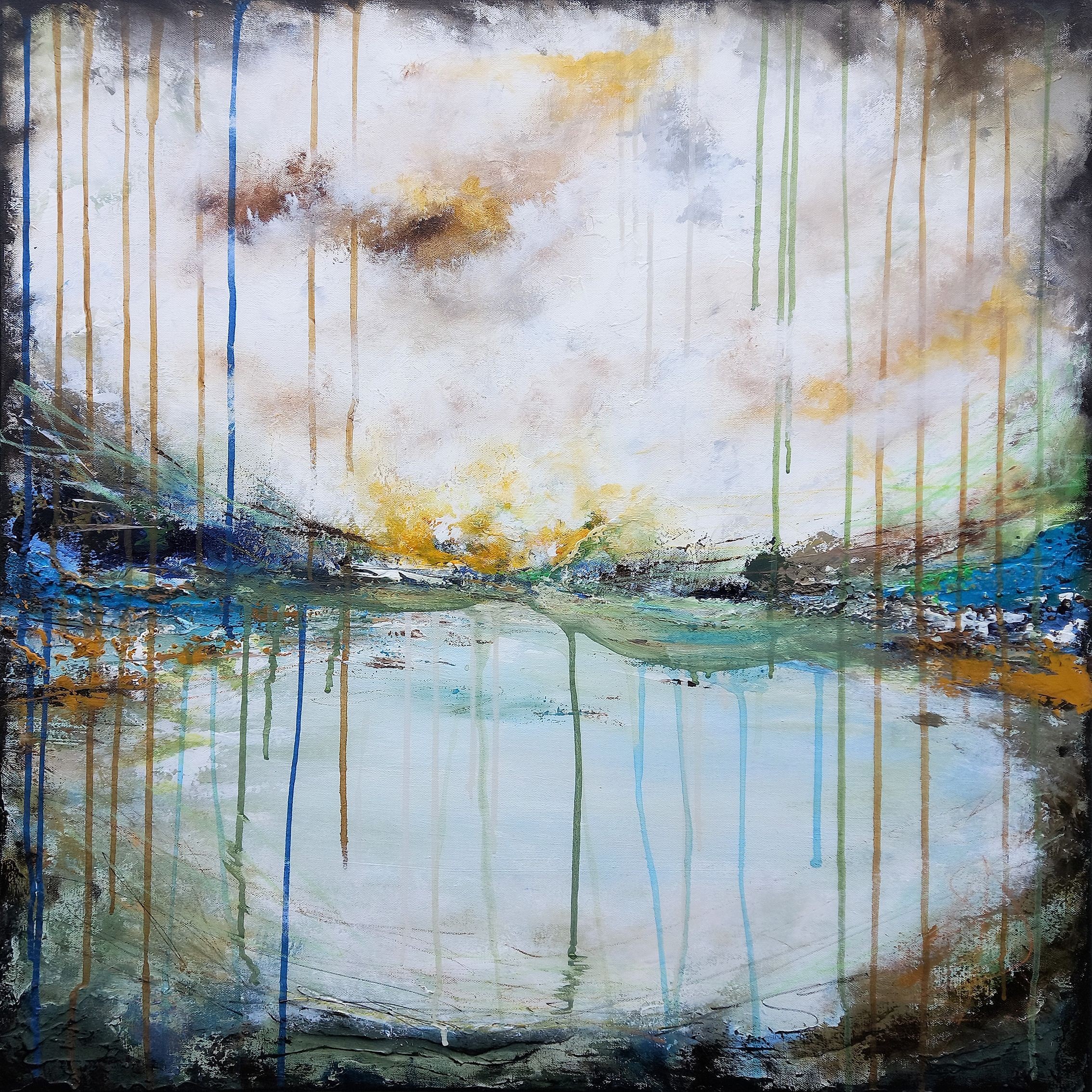 Susan Wooler, XXL Clouds over the lake Susan Wooler, XXL Clouds over the lake