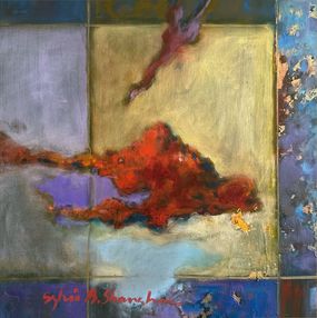 Gemälde, Gilded Landscape, Sylvia Shanahan