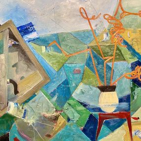 Painting, Building on Memories-Views & Vantage Points, Theresa Vandenberg Donche