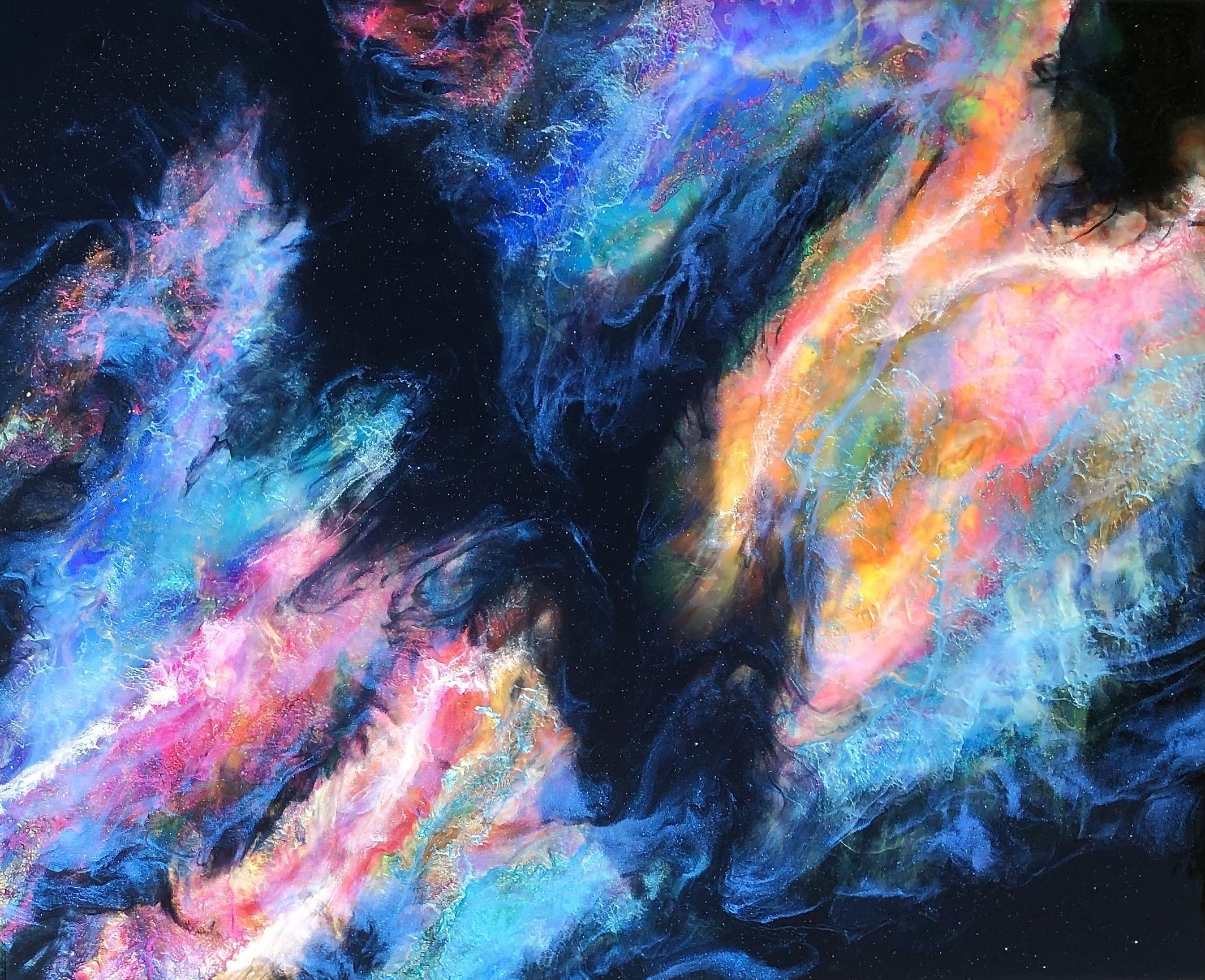 Tiffani Buteau, Eluria nebula (with LEDs) Tiffani Buteau, Eluria nebula (with LEDs)
