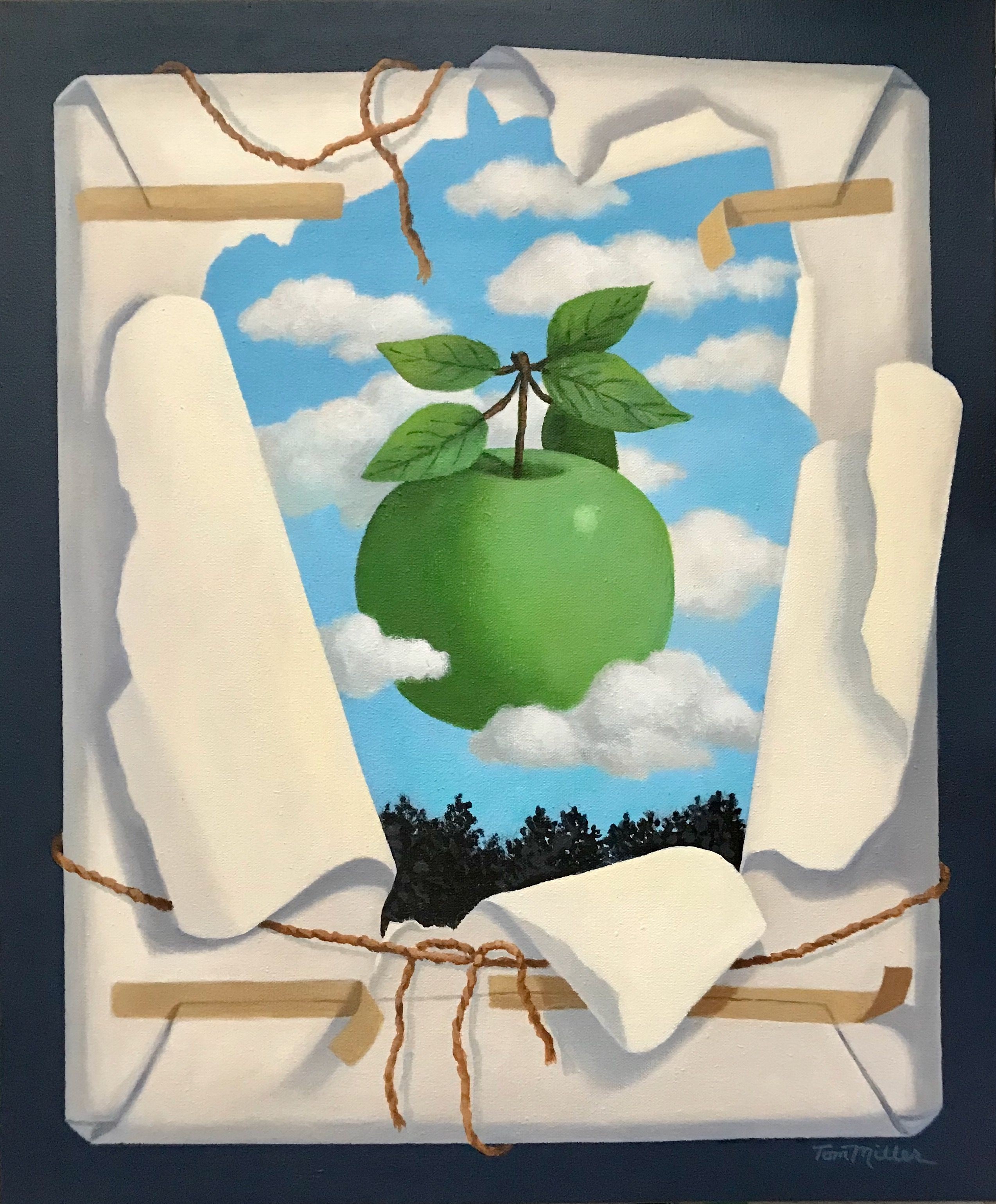 Tom Miller, Magritte's apple Tom Miller, Magritte's apple