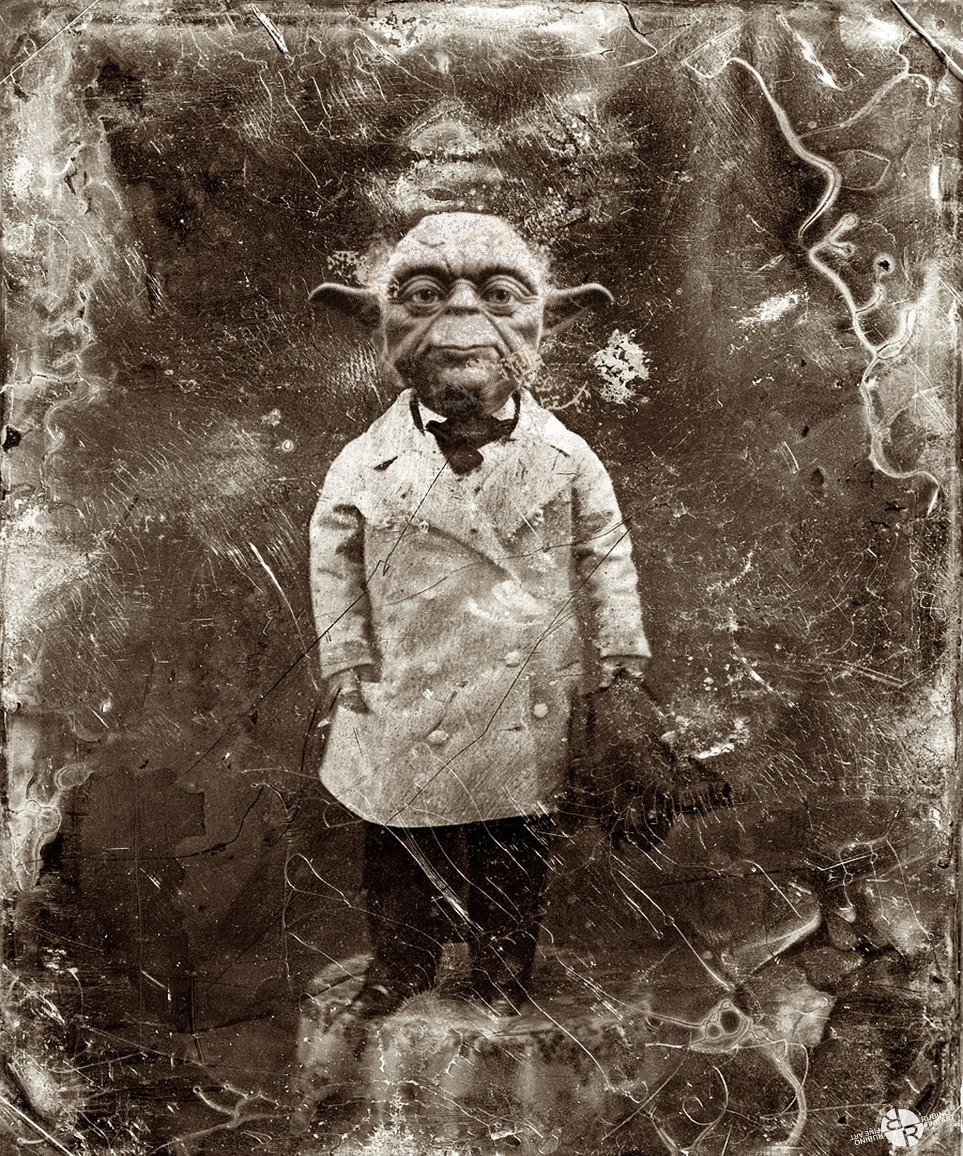 Tony Rubino, Yoda Star Wars Antique Photo Tony Rubino, Yoda Star Wars Antique Photo