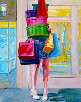 Gemälde, Shopping, Trayko Popov