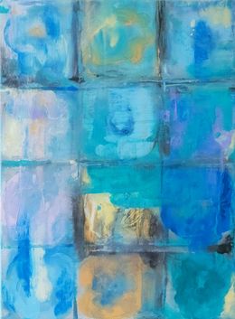 Gemälde, Dream Scape Blue, Twyla Gettert