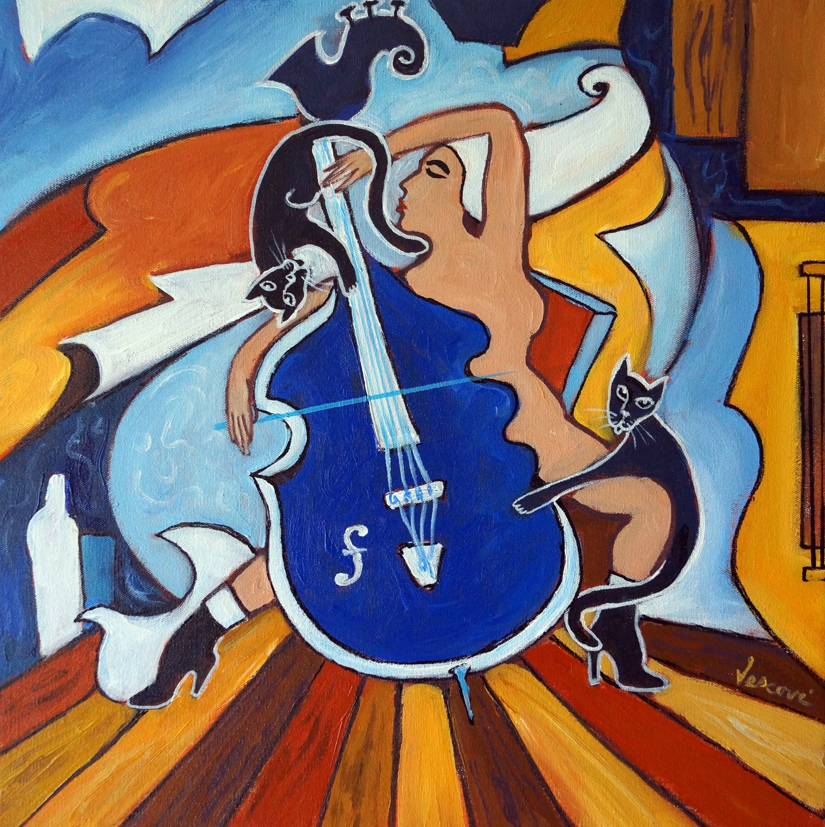 Valerie Vescovi, Violoncelle de Cobalt Valerie Vescovi, Violoncelle de Cobalt