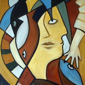 Gemälde, Homme Rêvant, Valerie Vescovi