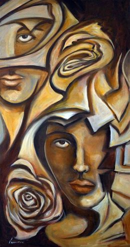 Painting, Study in Sepia #2, Valerie Vescovi