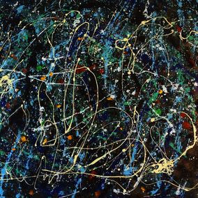 Gemälde, La Lumière du Soleil a Travers les Arbres, Valerie Vescovi