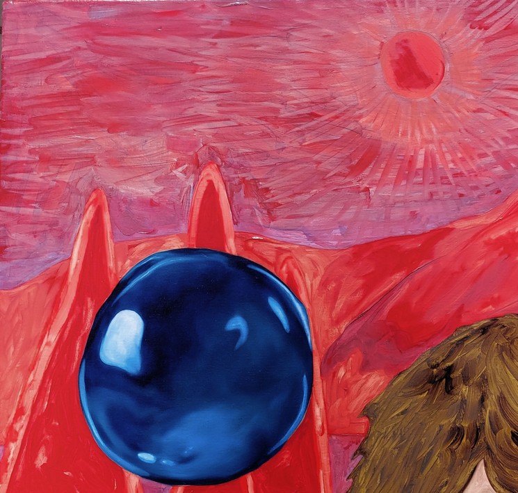 Ramonn Vieitez, Floating, Painting on canvas