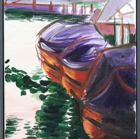 Painting, Ombrage au Lac, J Paul