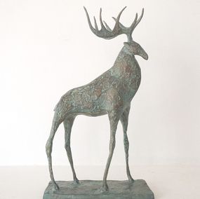 Sculpture, Petit Cerf I, Pierre Yermia