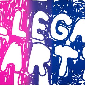 Edición, Illegal party (pink & blue), Stefan Marx