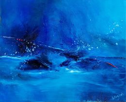 Painting, Passion bleu, Catherine Pugeat