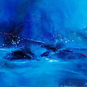 Painting, Passion bleu, Catherine Pugeat