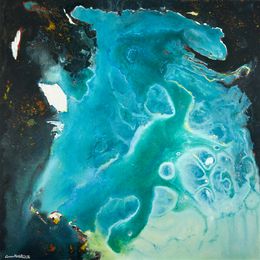 Painting, Marine aurora borealis, Carmen Montilla