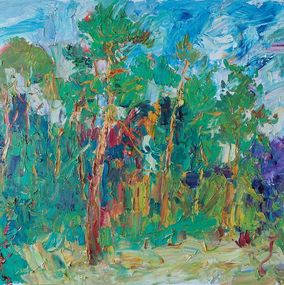 Peinture, Warm forest, Oleksandr Khrapachov