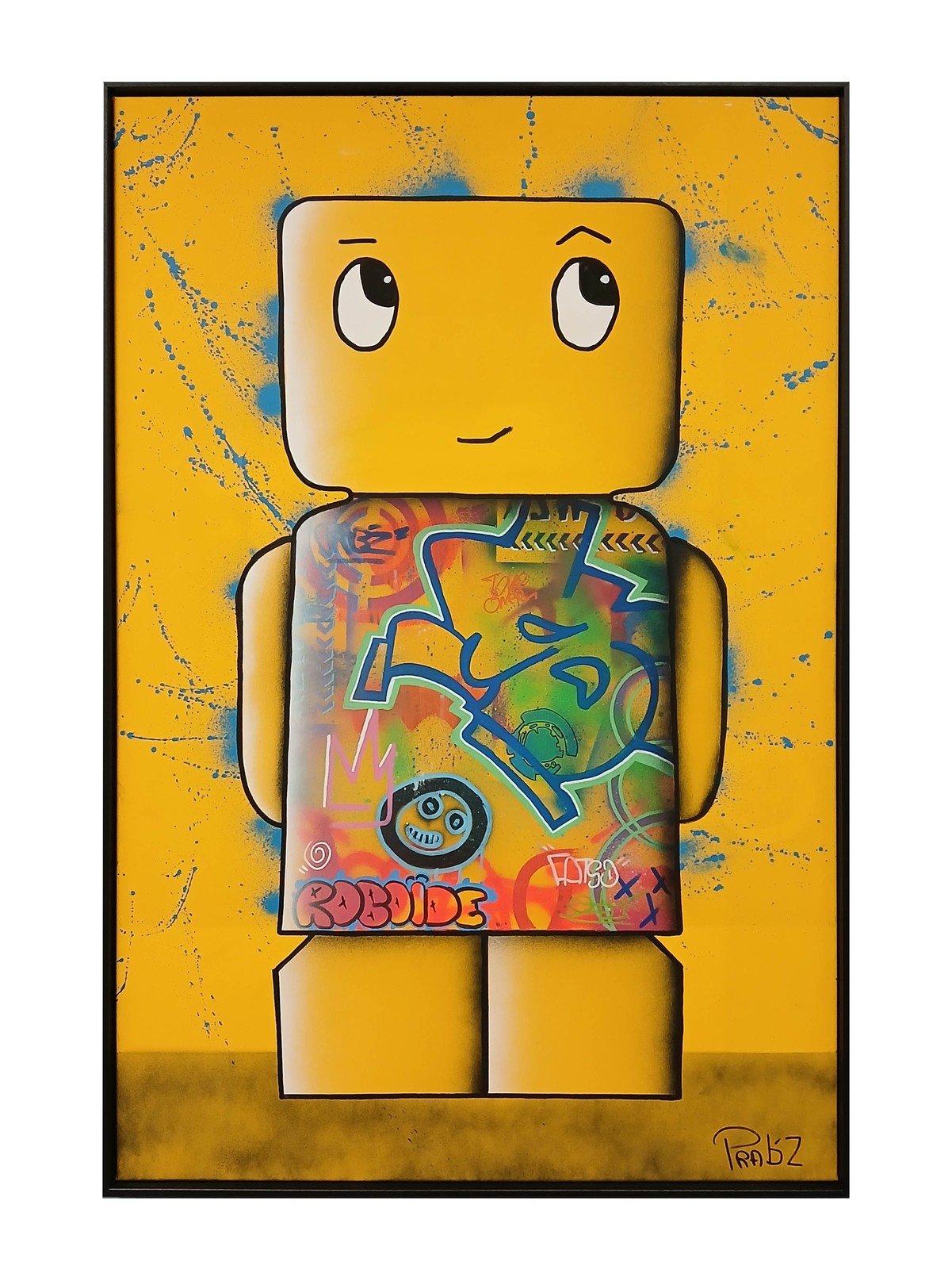 PRAB'Z, Roboïde jaune L PRAB'Z, Roboïde jaune L