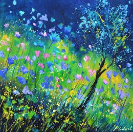 Peinture, Garden flowers, Pol Ledent