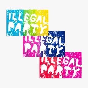 Print, Illegal party (set), Stefan Marx