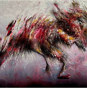 Peinture, Whimsical Whiskers, Dervis Akdemir