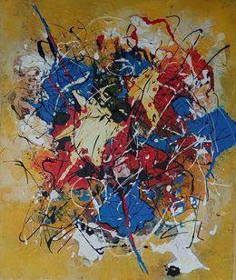 Painting, REF 20-24 - Explosion de couleurs, Jeanne