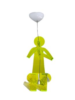 Sculpture, Love balloon fluo, Zed