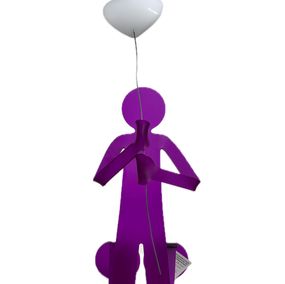 Sculpture, Love balloon violet, Zed