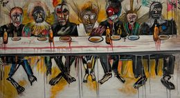 Painting, The Final Feast, Dervis Akdemir