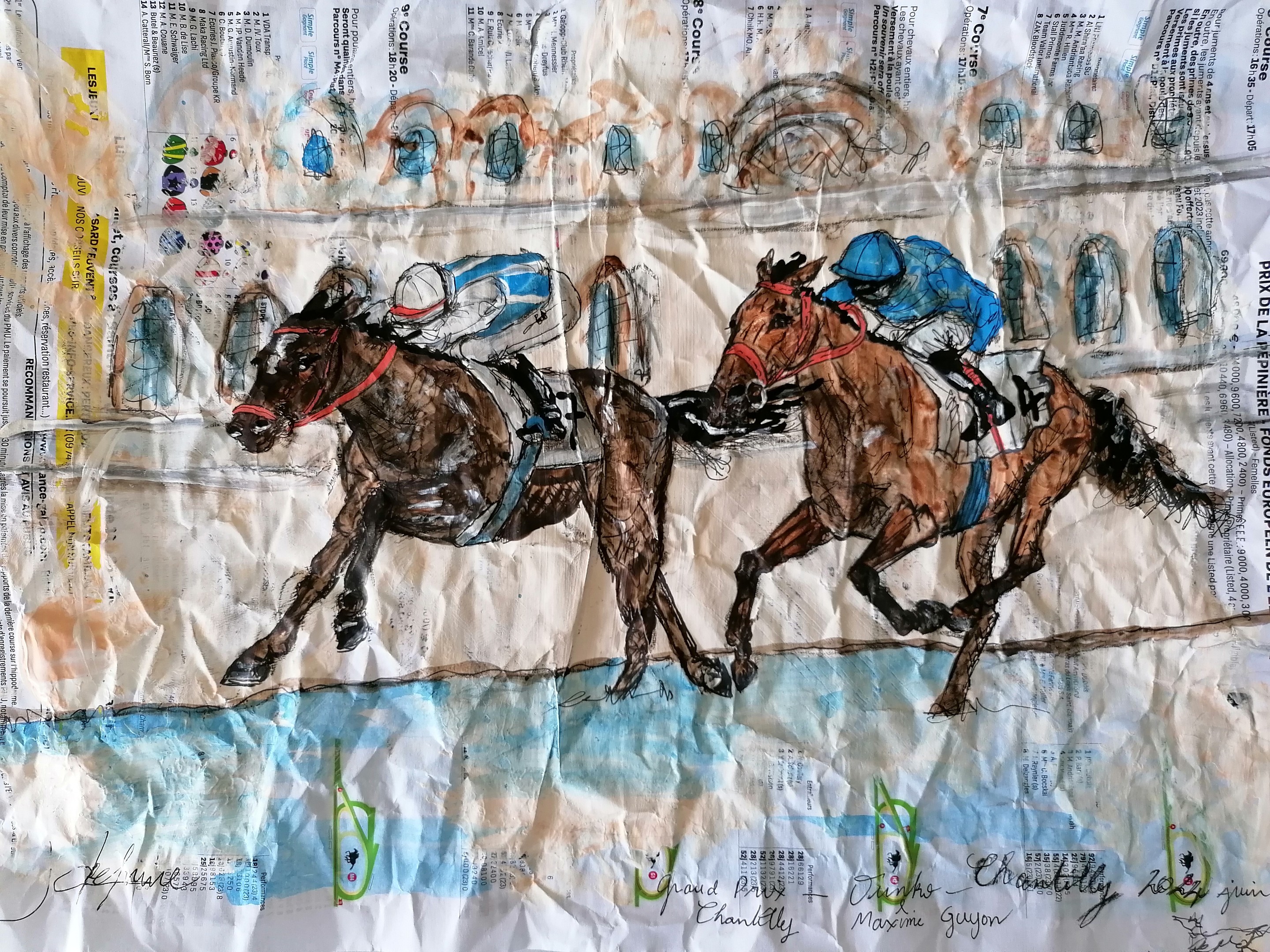 Kalh Art Kalley, Grand Prix Chantilly Maxime Guyon et Junko Kalh Art Kalley, Grand Prix Chantilly Maxime Guyon et Junko