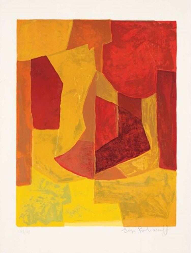 Serge Poliakoff, Composition orange Serge Poliakoff, Composition orange