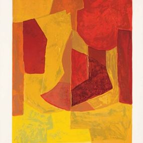 Drucke, Composition orange, Serge Poliakoff