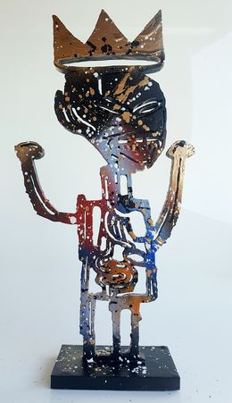 Escultura, The king Basquiat, Spaco