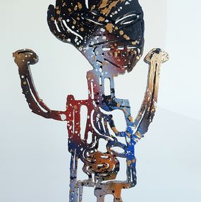 Sculpture, The king Basquiat, Spaco