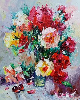 Painting, Burst of Blooms, Andranik Harutyunyan