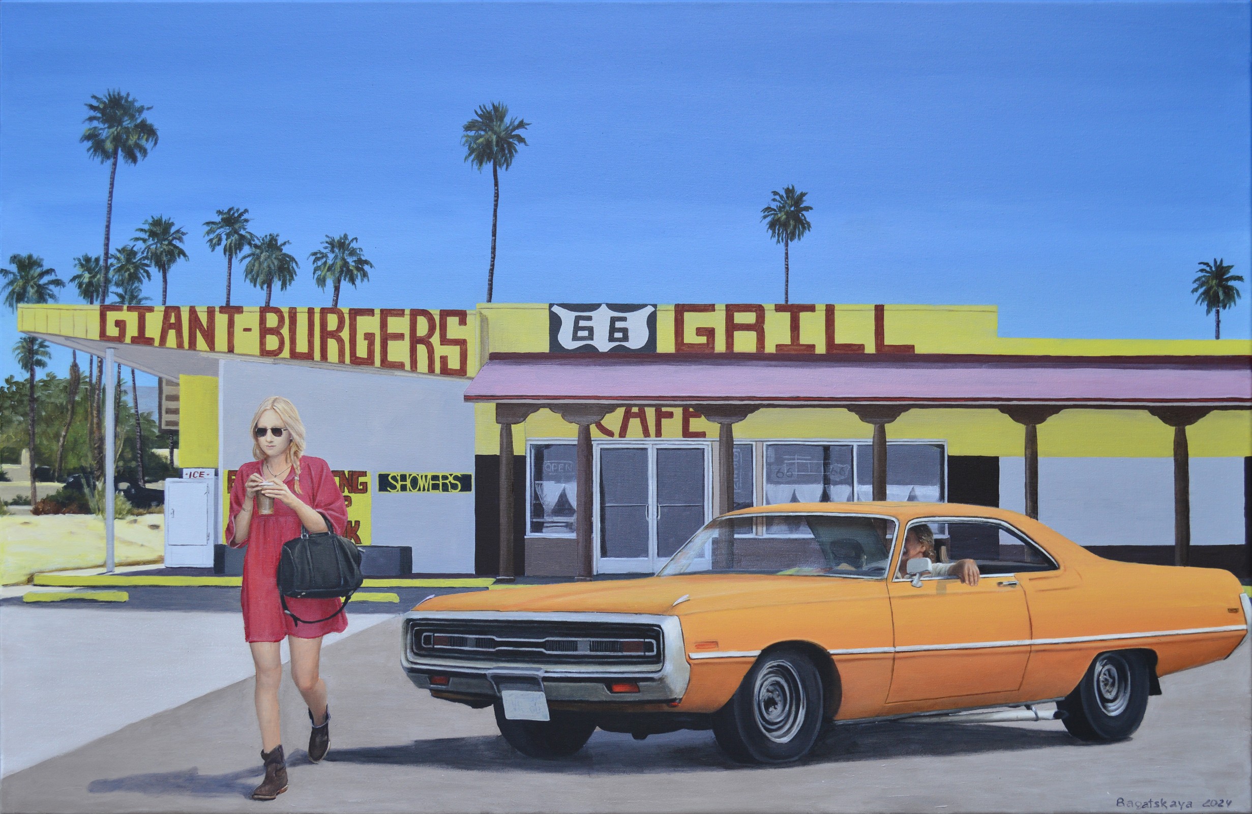 Nataliya Bagatskaya, Contemporary portrait - Americano with Milk Nataliya Bagatskaya, Contemporary portrait - Americano with Milk