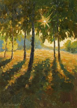 Painting, Rays Of The Evening Sun, Nikolay Dmitriev