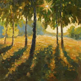 Painting, Rays Of The Evening Sun, Nikolay Dmitriev