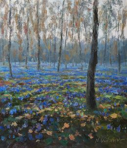 Painting, Primroses Of The April Forest, Nikolay Dmitriev