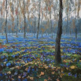 Peinture, Primroses Of The April Forest, Nikolay Dmitriev