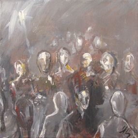 Painting, Foule, Ivan Tzonev