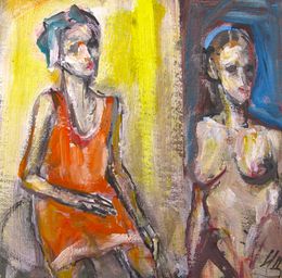 Peinture, 2 femmes, Ivan Tzonev