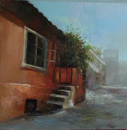 Peinture, Red House in Yerevan, Kamsar Ohanyan