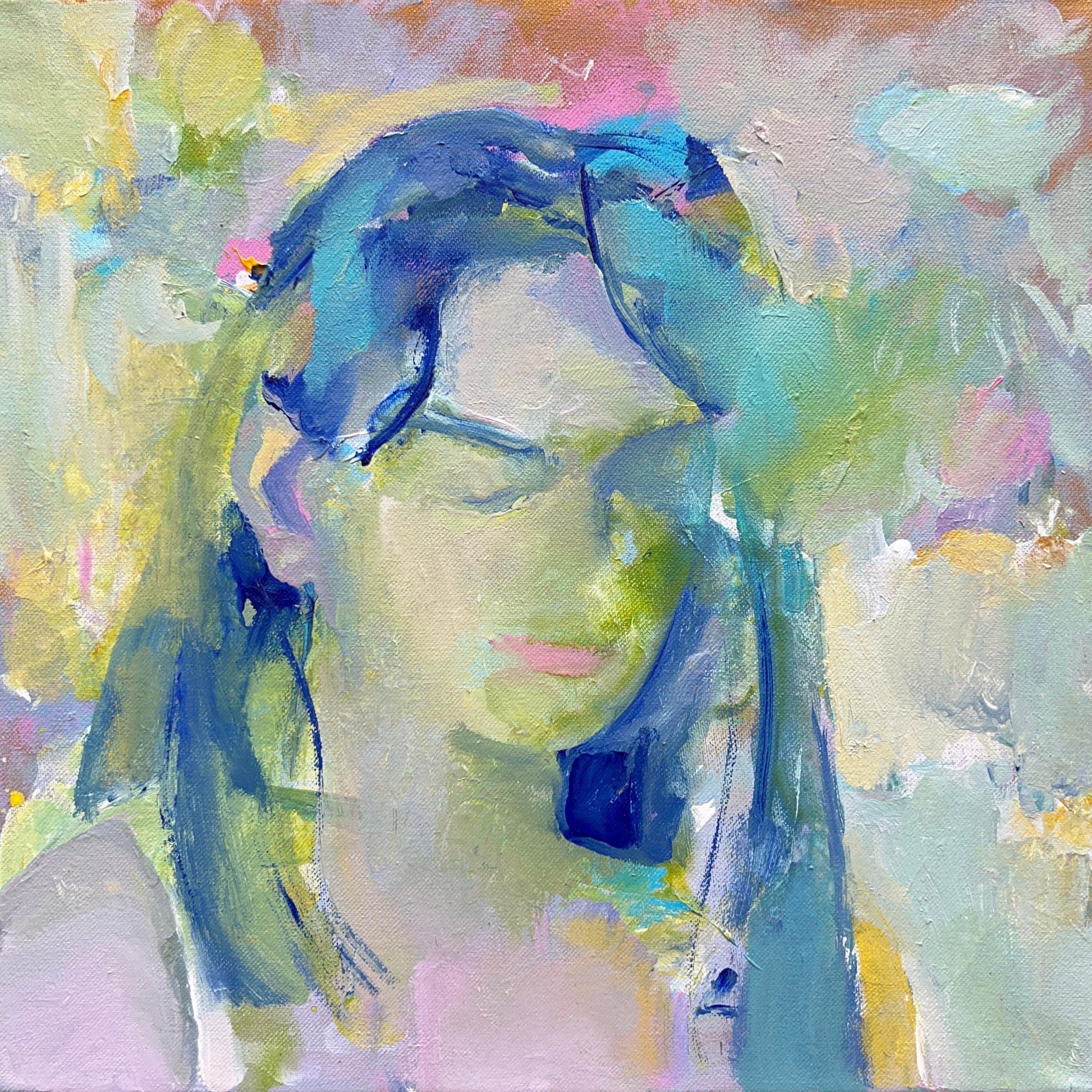 Zakhar Shevchuk, Girl Making a Wish Zakhar Shevchuk, Girl Making a Wish