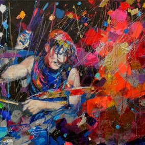 Painting, Feel the beat, Miriam Montenegro