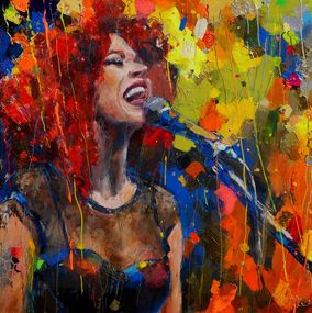 Painting, Let's sing together, Miriam Montenegro